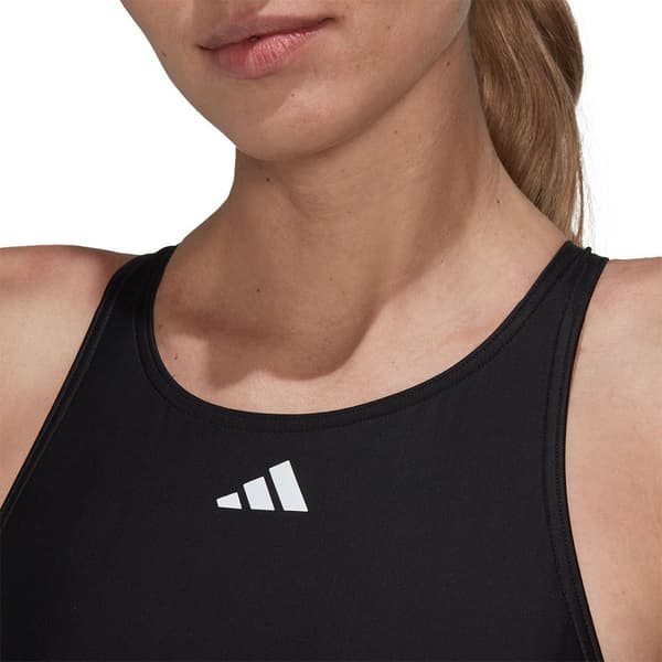 Adidas Baddräkt Solid Tape Svart 32 Kvinna