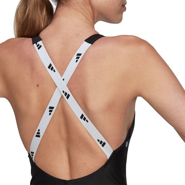Adidas Baddräkt Solid Tape Svart 32 Kvinna