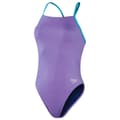 Miniatyrbillede 1 af 4: Speedo Badedragt Solid Lattice-back Lilla UK 36 Kvinde