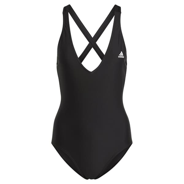 Adidas Badedragt 3 Stripes Sort 34 Kvinde