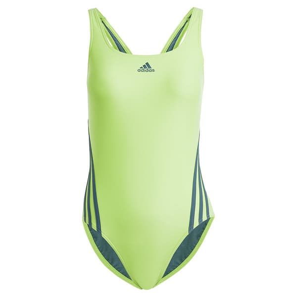 Adidas Badedragt 3 Stripes Grøn 32 Kvinde