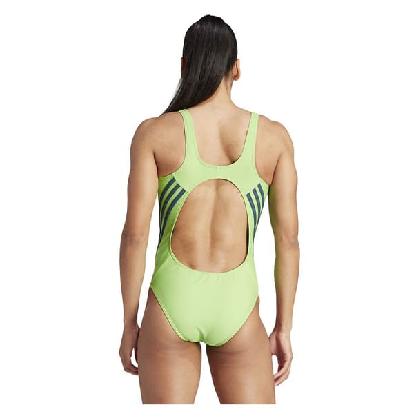 Adidas Badedragt 3 Stripes Grøn 32 Kvinde