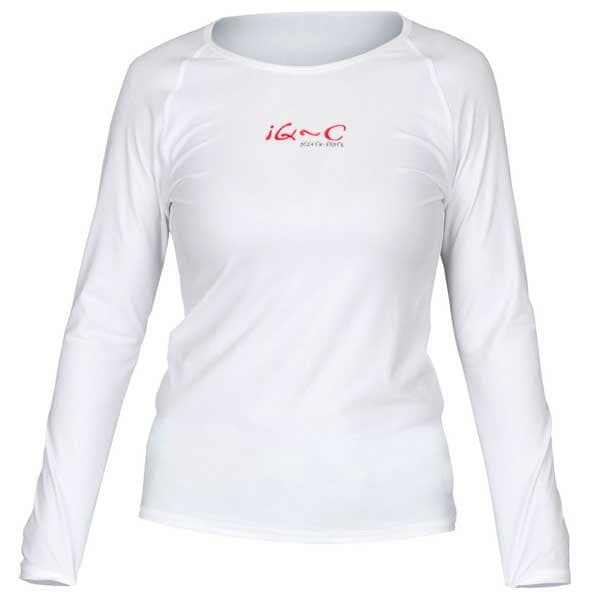 Iq-uv Pitkähihainen T-paita Nainen Uv 300 Loose Fit Valkoinen L