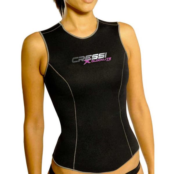 Cressi Vest Kvinde Blacklite 3.5 Mm Sort M