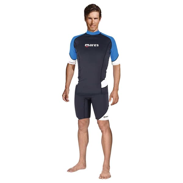 Mares Kort Ärm T-shirt Rash Guard Trilastic Svart 2XL
