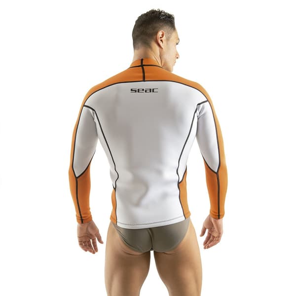 Seacsub Långärmad T-shirt Fit 2 Mm Vit L