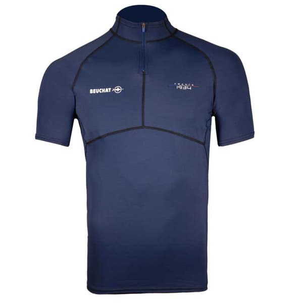 Beuchat Kortærmet T-shirt Atoll Blå S