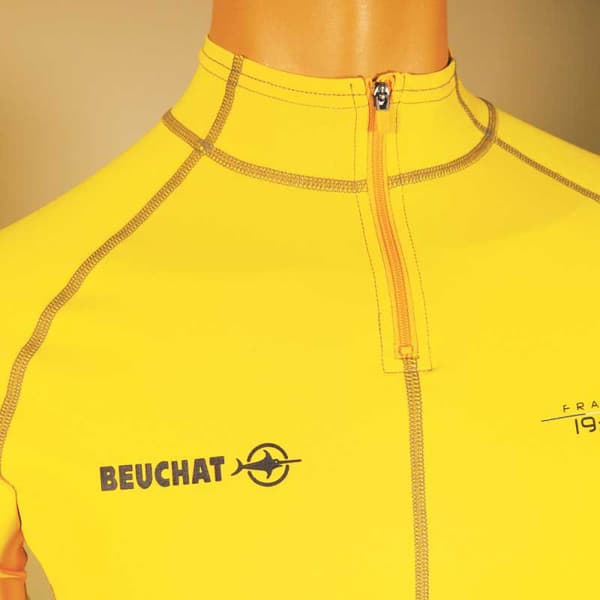 Beuchat Kortärmad T-shirt Atoll Gul M