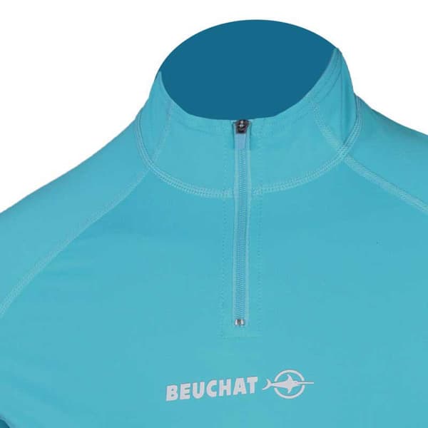 Beuchat Kortärmad T-shirt Kvinna Atoll Blå L