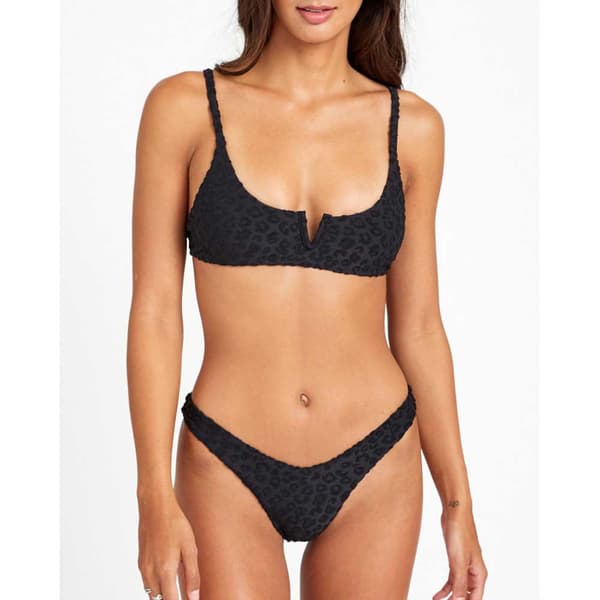 Rvca Bikinitop Wild V Wire Sort L Kvinde