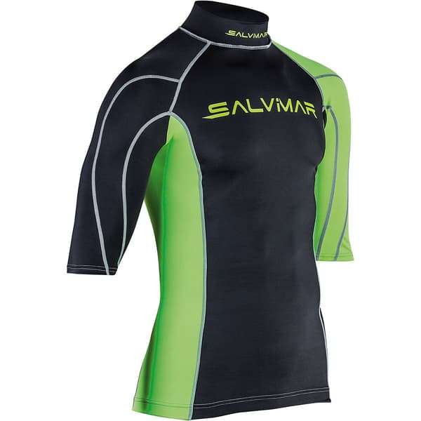 Salvimar Kortærmet T-shirt Rash Guard Grøn,Sort L