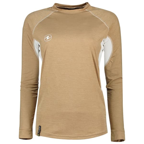 Aqualung Langærmet Kvinde Rashguard Lf Beige M