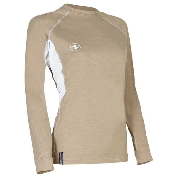 Aqualung Kortärmad Man Rashguard Lf Beige M