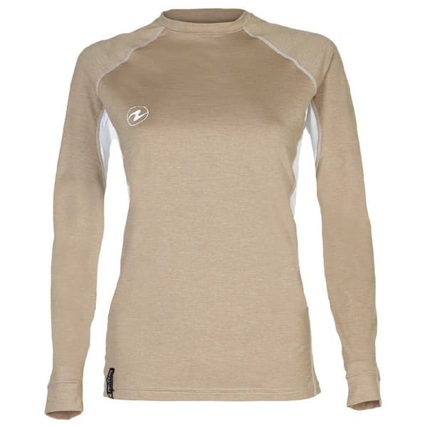 Aqualung Kortärmad Man Rashguard Lf Beige M