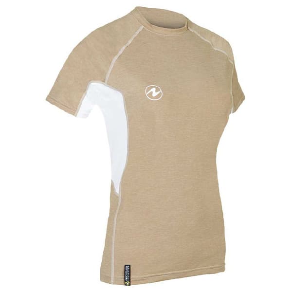 Aqualung Kortærmet Kvinde Rashguard Lf Beige L