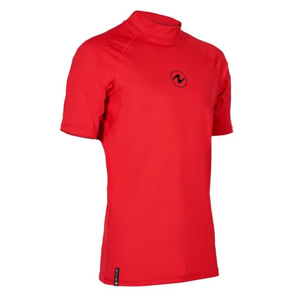 Aqualung Kortärmad Man Rashguard Sf Röd XL