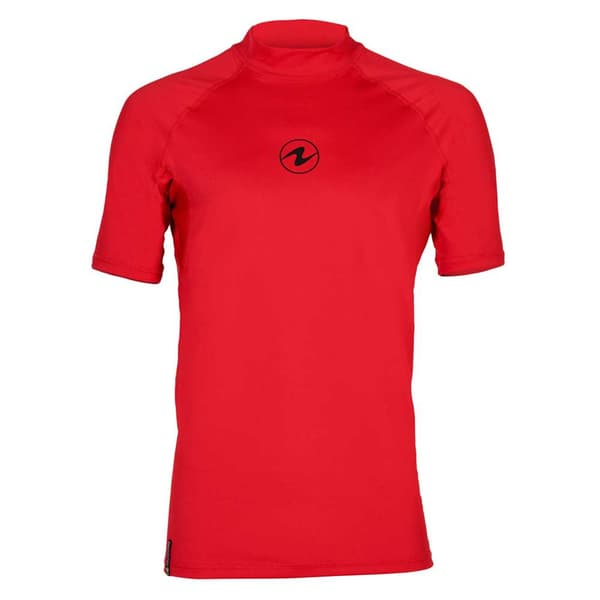 Aqualung Kortärmad Man Rashguard Sf Röd XL