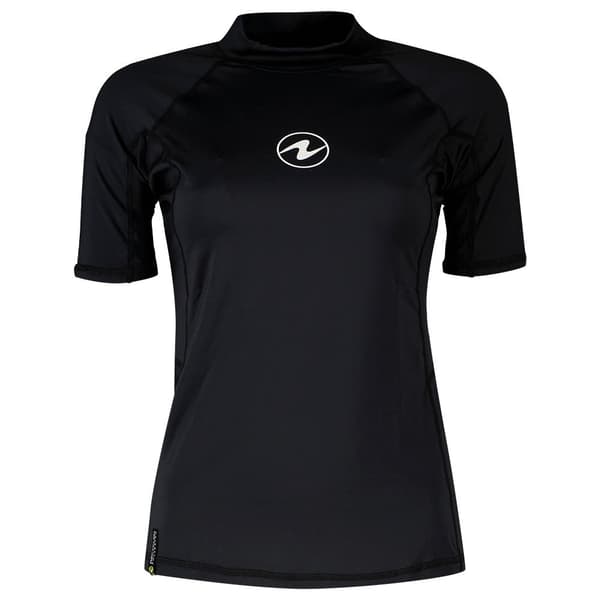 Aqualung Kortärmad Kvinna Rashguard Sf Svart M
