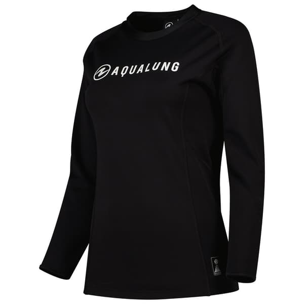 Aqualung Långärmad Kvinna Top Ceramiqskin Svart XL