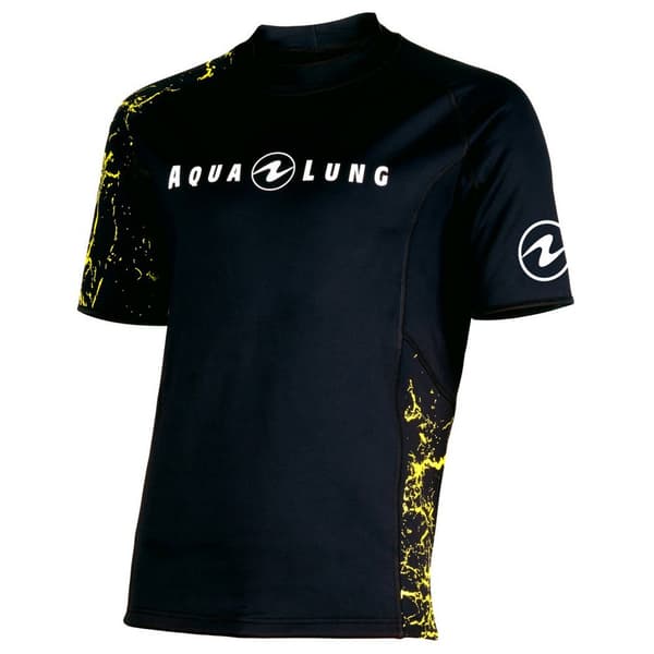 Aqualung Kortärmad Man Top Ceramiqskin Svart XL