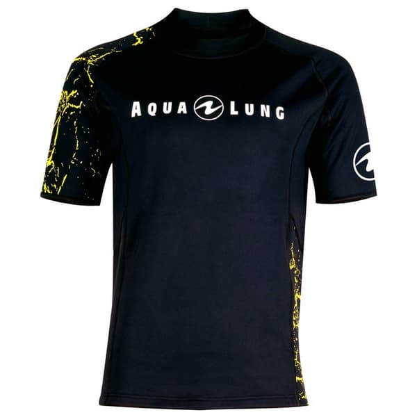 Aqualung Kortärmad Man Top Ceramiqskin Svart XL