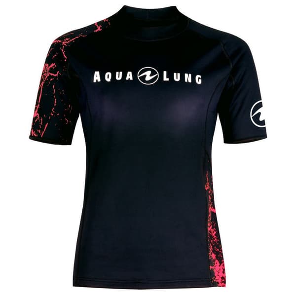 Aqualung Kortärmad Kvinna Top Ceramiqskin Svart XL