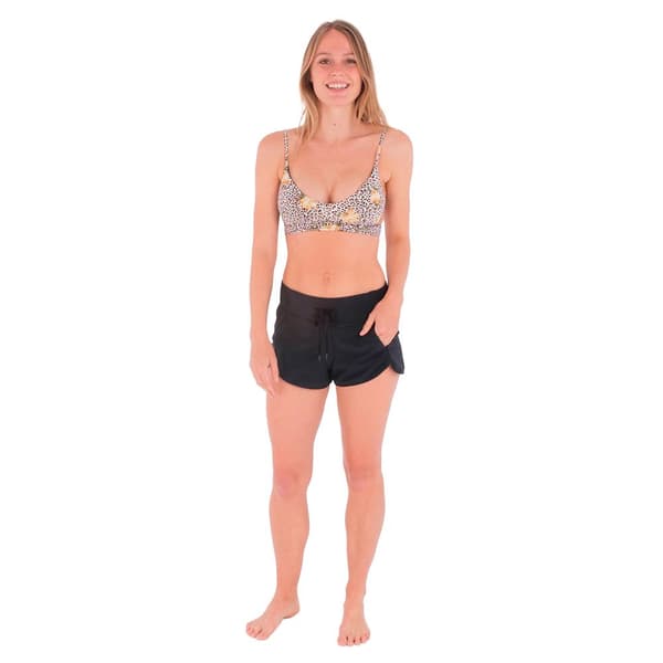 Hurley Svømmeshorts Aquas Solid 2.5´´ Sort S Kvinde