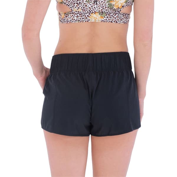 Hurley Svømmeshorts Aquas Solid 2.5´´ Sort S Kvinde