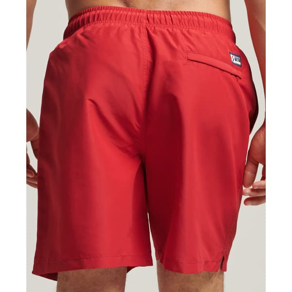 Superdry Simma Kort Code Applque 19inch Röd L Man