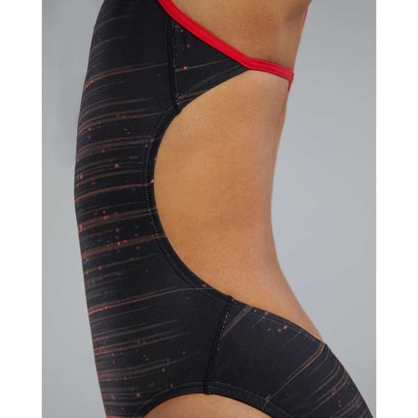 Tyr Badedragt Durafast Elite Cutoutfit Speedwarp Rød 38 Kvinde