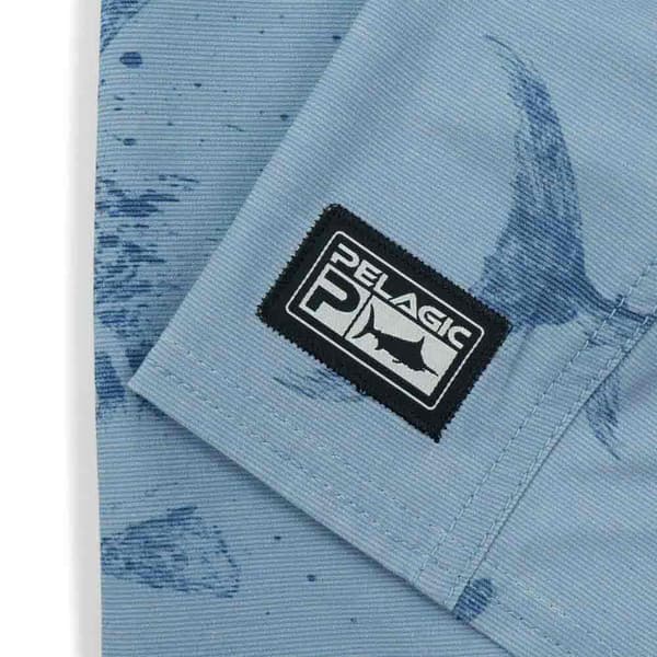 Pelagic Baddräkt Deep Drop Gyotaku Blå 38 Man