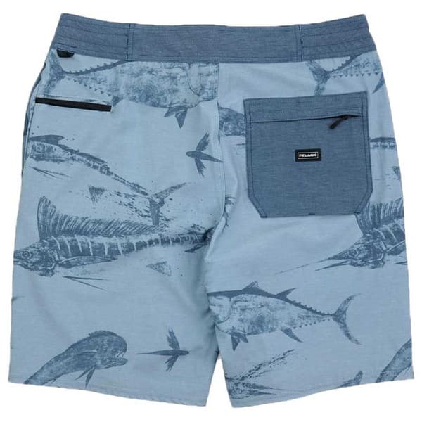 Pelagic Baddräkt Deep Drop Gyotaku Blå 38 Man