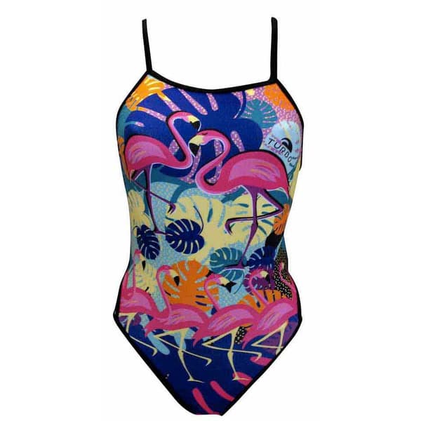 Turbo Badedragt Flamingo Flerfarvet S Kvinde