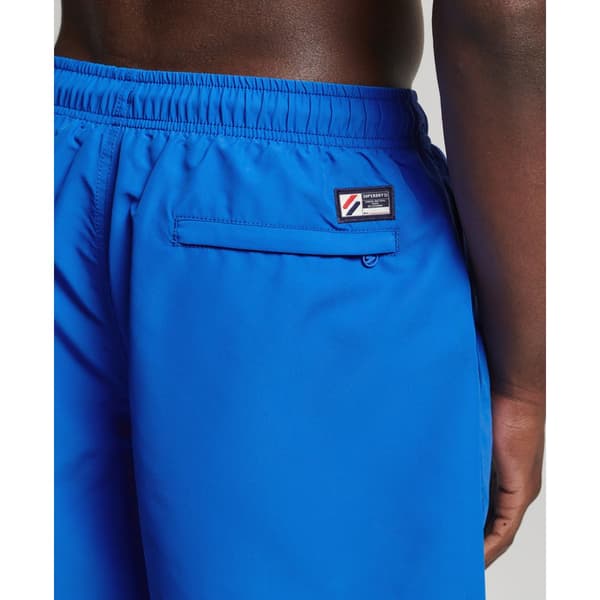 Superdry Svøm Kort Code Applque 19inch Blå M Mand