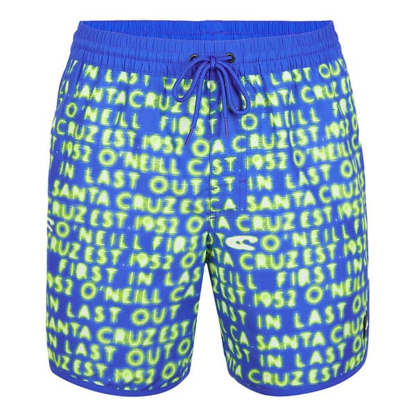 O´neill Svømmeshorts Scallop Neon 16´´ Blå M Mand