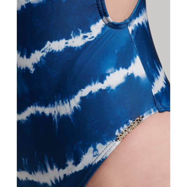Superdry Baddräkt Code Tie Dye Blå M Kvinna