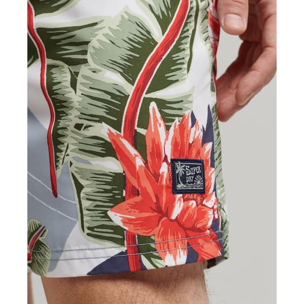 Superdry Uimahousut Vintage Hawaiian Valkoinen S Mies
