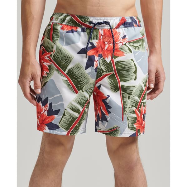 Superdry Badbyxor Vintage Hawaiian Vit S Man