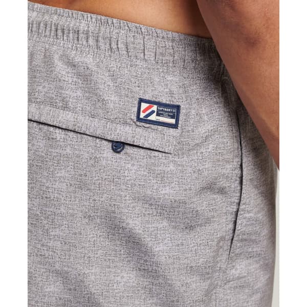 Superdry Simma Kort Code Applque 19inch Grå S Man