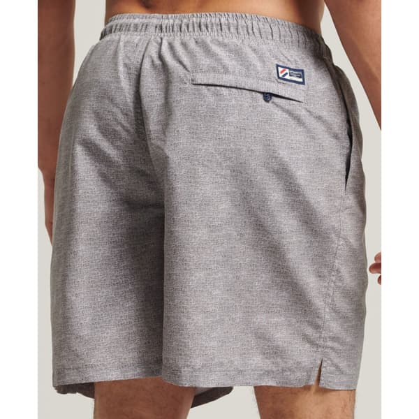 Superdry Simma Kort Code Applque 19inch Grå S Man