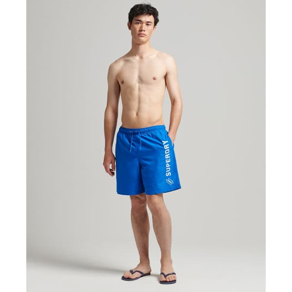 Superdry Swim Short Code Applque 19inch Sininen S Mies