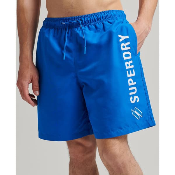 Superdry Swim Short Code Applque 19inch Sininen S Mies