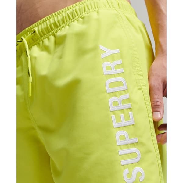 Superdry Simma Kort Code Applque 19inch Grönt M Man