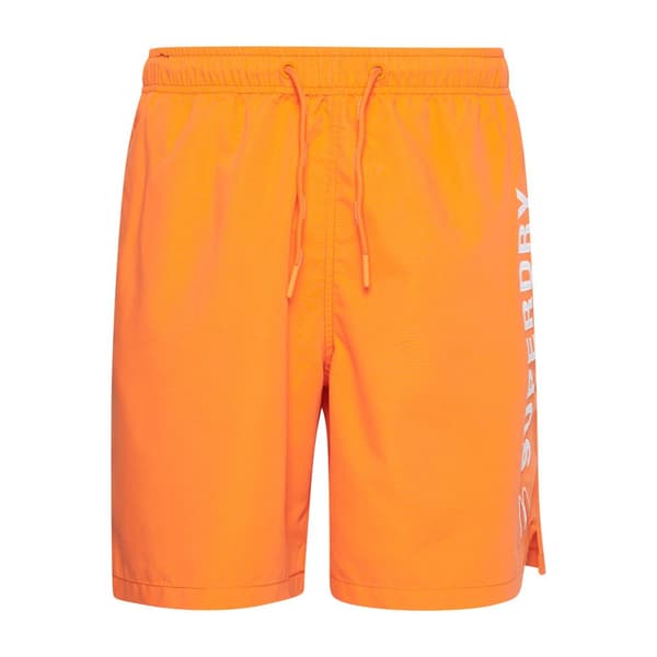 Superdry Simma Kort Code Applque 19inch Orange S Man