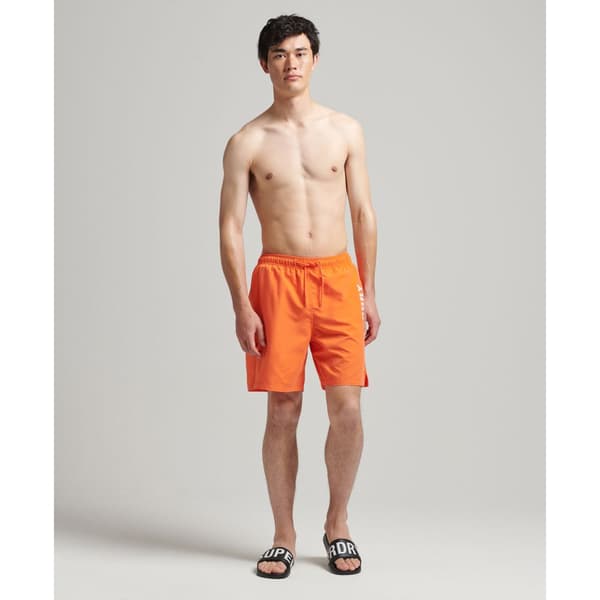 Superdry Simma Kort Code Applque 19inch Orange S Man
