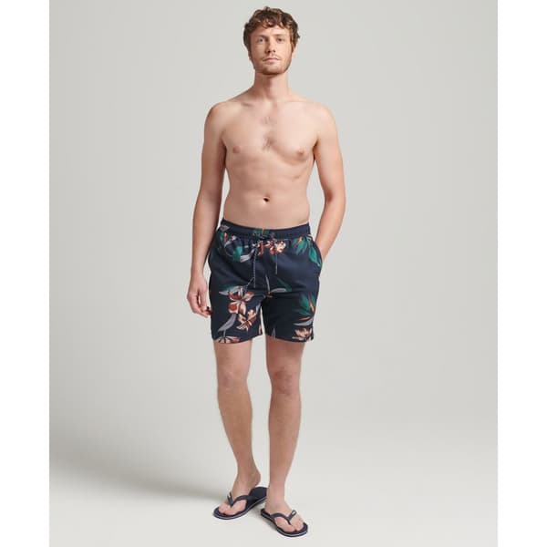 Superdry Uimahousut Vintage Hawaiian Sininen S Mies