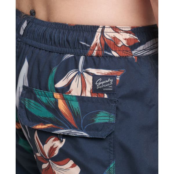 Superdry Uimahousut Vintage Hawaiian Sininen S Mies