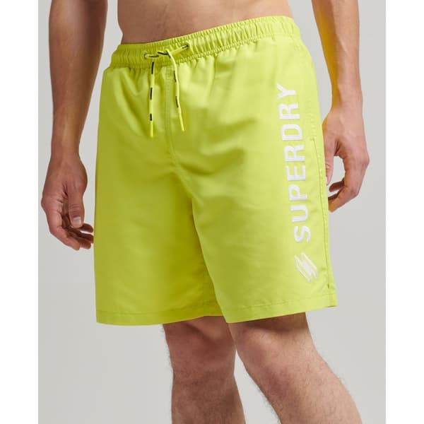 Superdry Simma Kort Code Applque 19inch Grönt 2XL Man