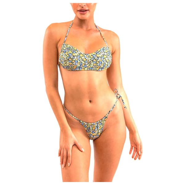 Rhythm Bikinitop Carrie Tan Line Bandeau Sort S Kvinde