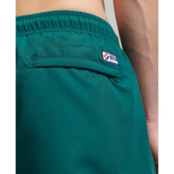 Superdry Svøm Kort Code Applque 19inch Grøn S Mand